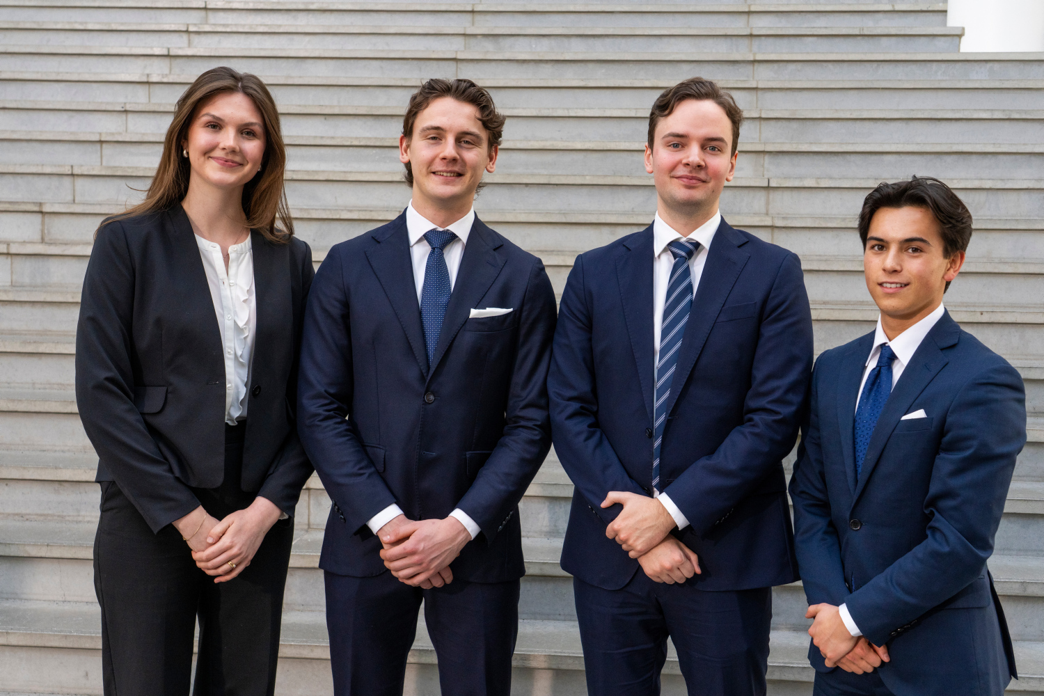 NHH-laget under presentasjon på Nordic Case Challenge 2026